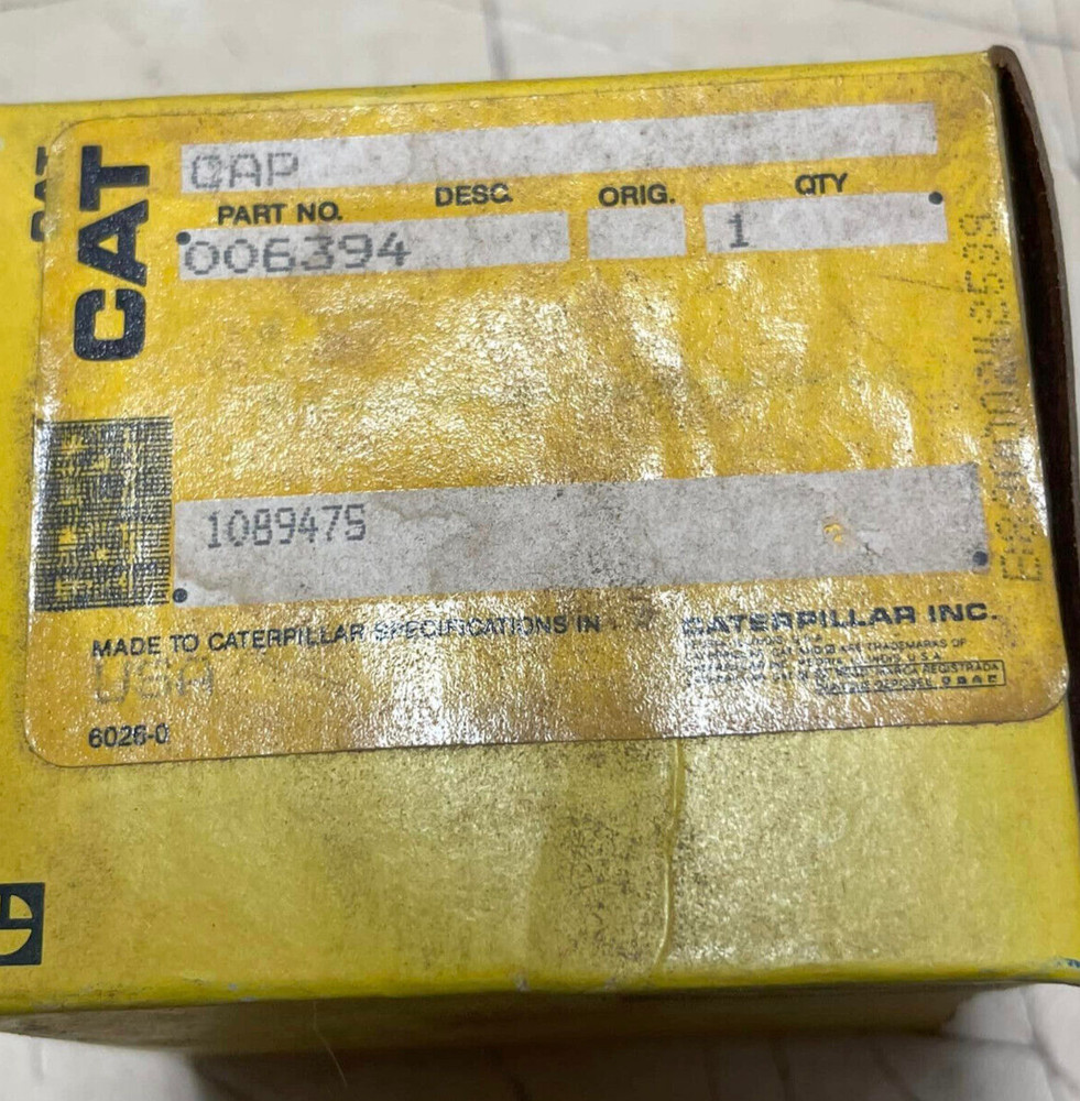 NOS Caterpillar 006394 Distributor Cap