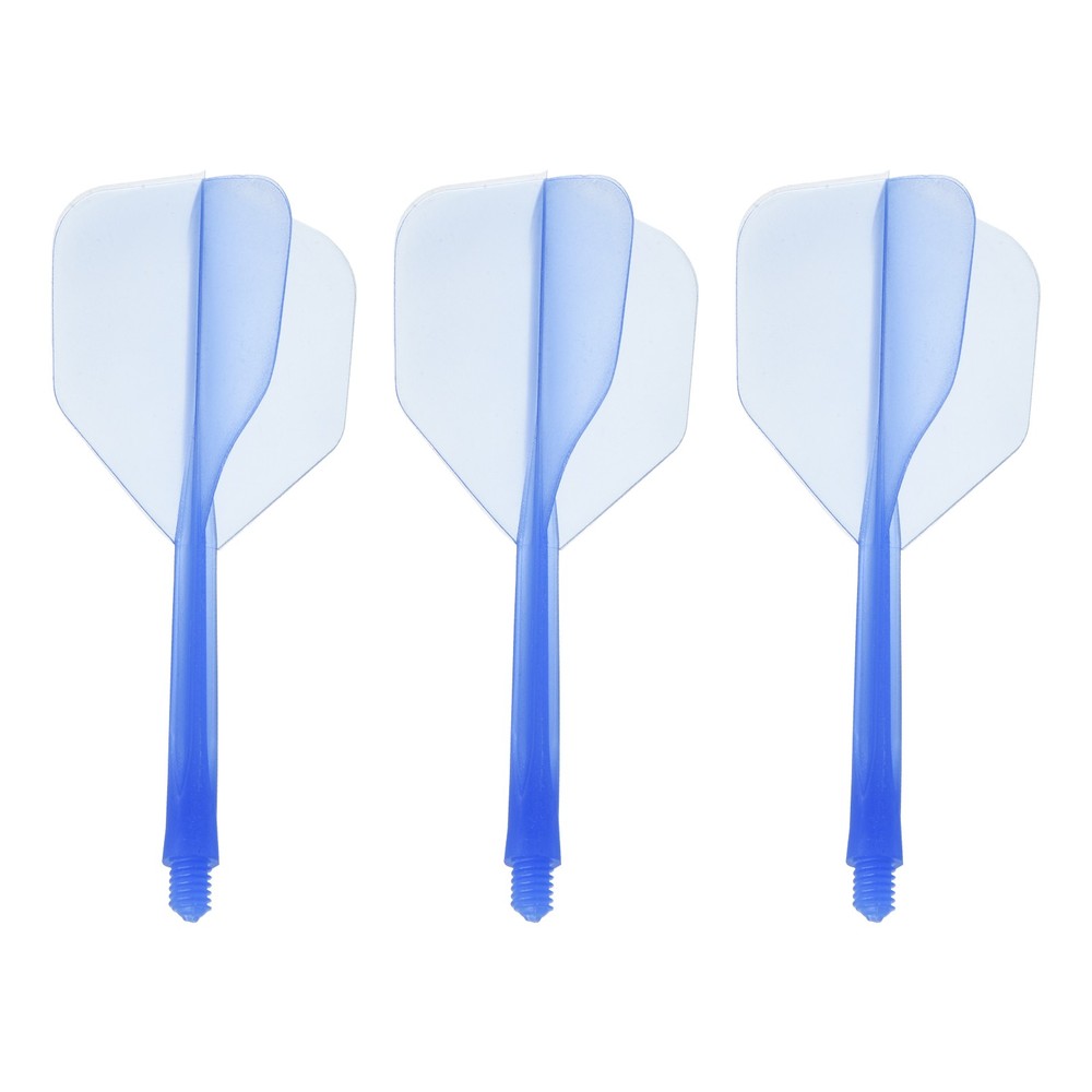 Integrated Dart Shaft Flights, 3 Pack Durable Dart Flight Set, Blue