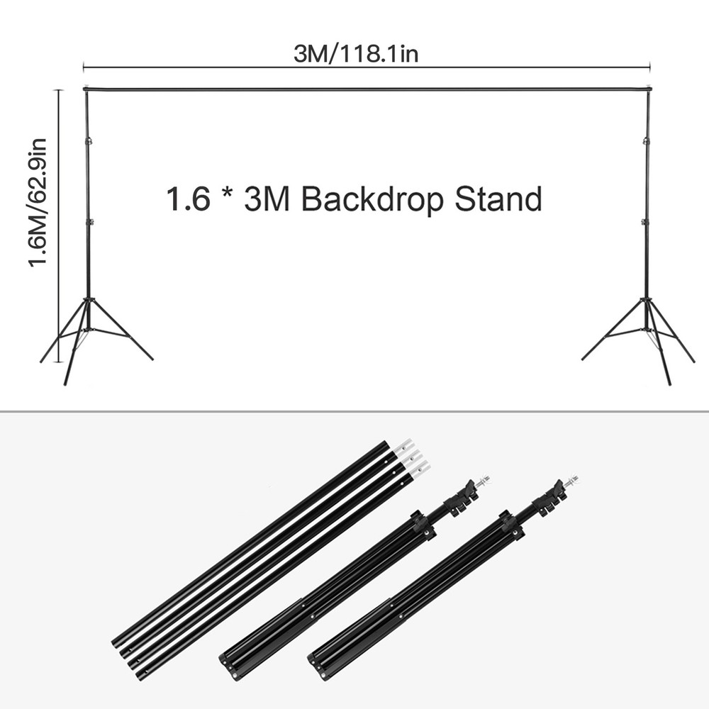 Complete Studio Photography Set With 3 Softboxes 5 Umbrellas 2m Light Stands 3