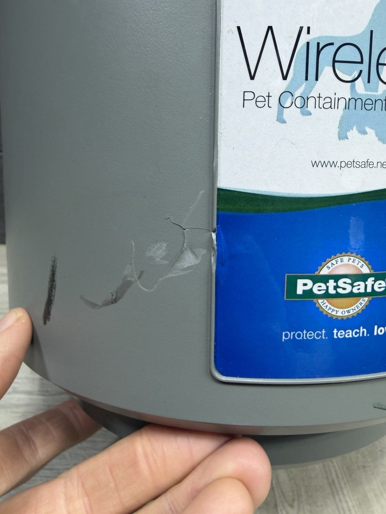 BASE ONLY NO CORD Petsafe RFA-443 Wireless Transmitter Pet System Tested