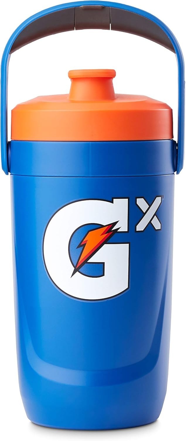 Gatorade Gx Performance Jug, 64oz, Leakproof, Non Slip Grip Blue Color
