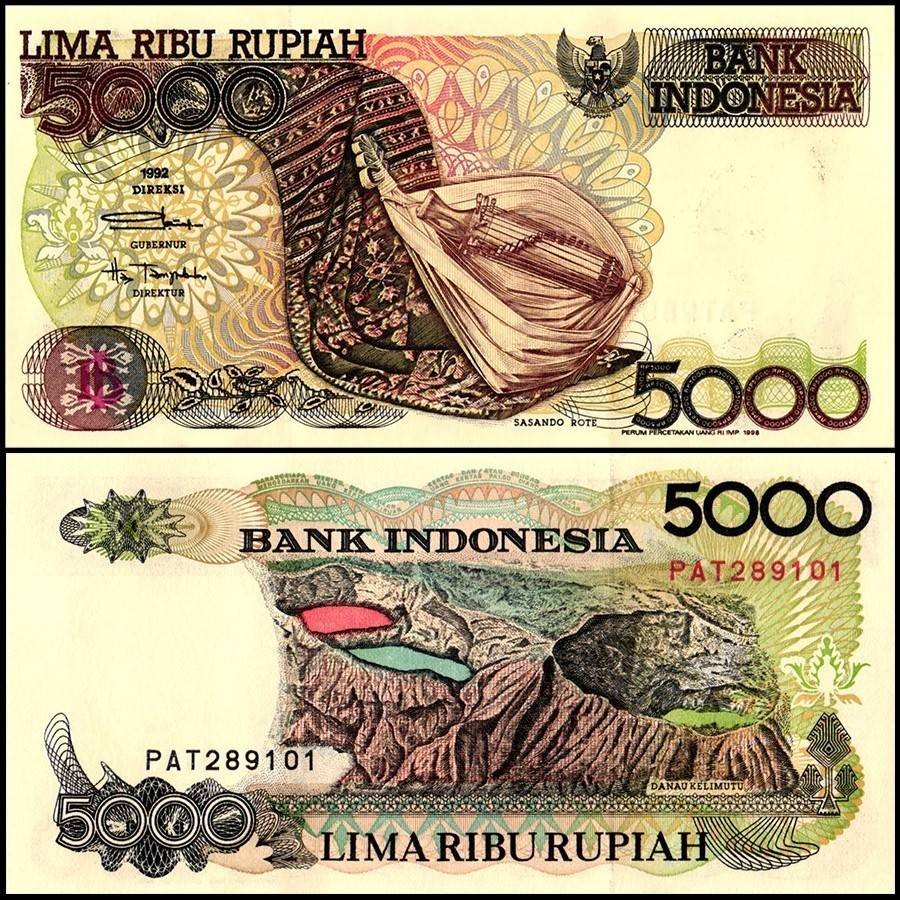 Indonesia 5000 Rupiah, 1998, P-130g, UNC