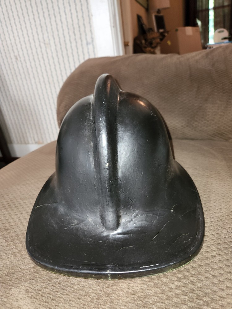 Antique Crommell Fire Helmet 1975 Small