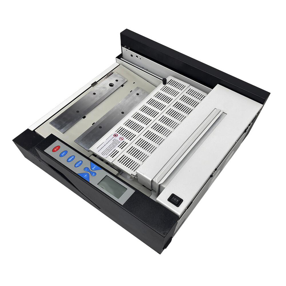 Automatic Book Binding Machine 110V 1KW Cementing Device Glue Binder W/LCD Scree