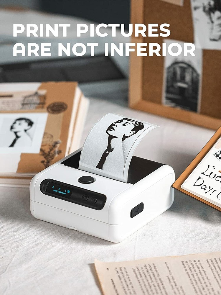 Phomemo M200 Thermal Printer Bluetooth Pocket Label Maker POS for Android & iOS