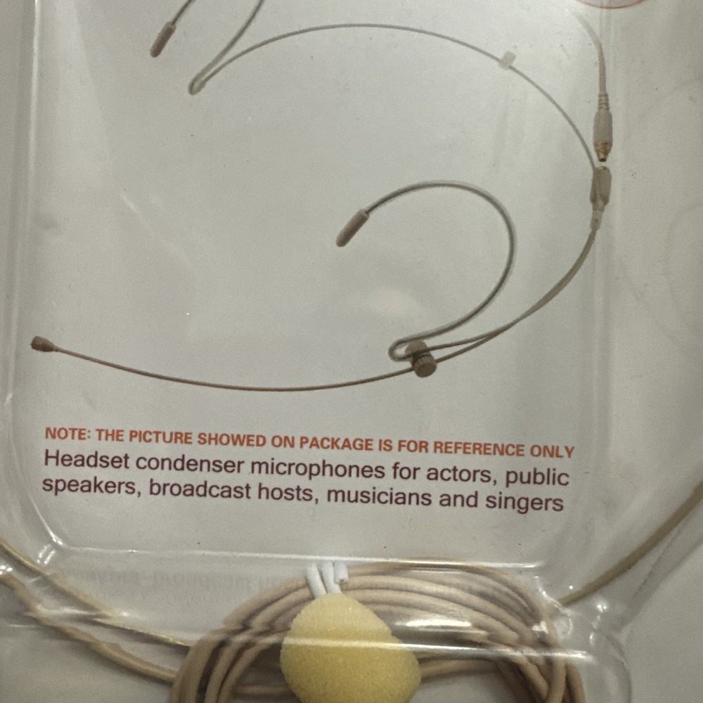 J K Professional Headset/Headworn Microphone MIC-J 071S connector Type D3