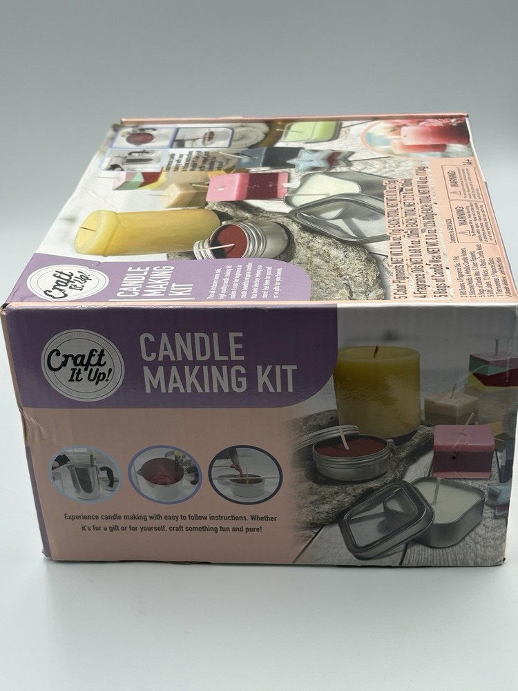 Craft It Up! Candle Making Kit DIY Beginner Set - Damaged Box