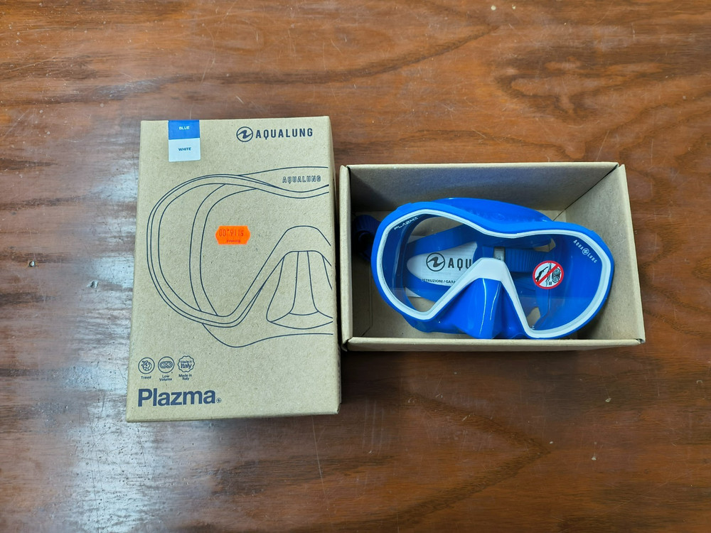 Aqua Lung Plazma Dive Mask Blue/White