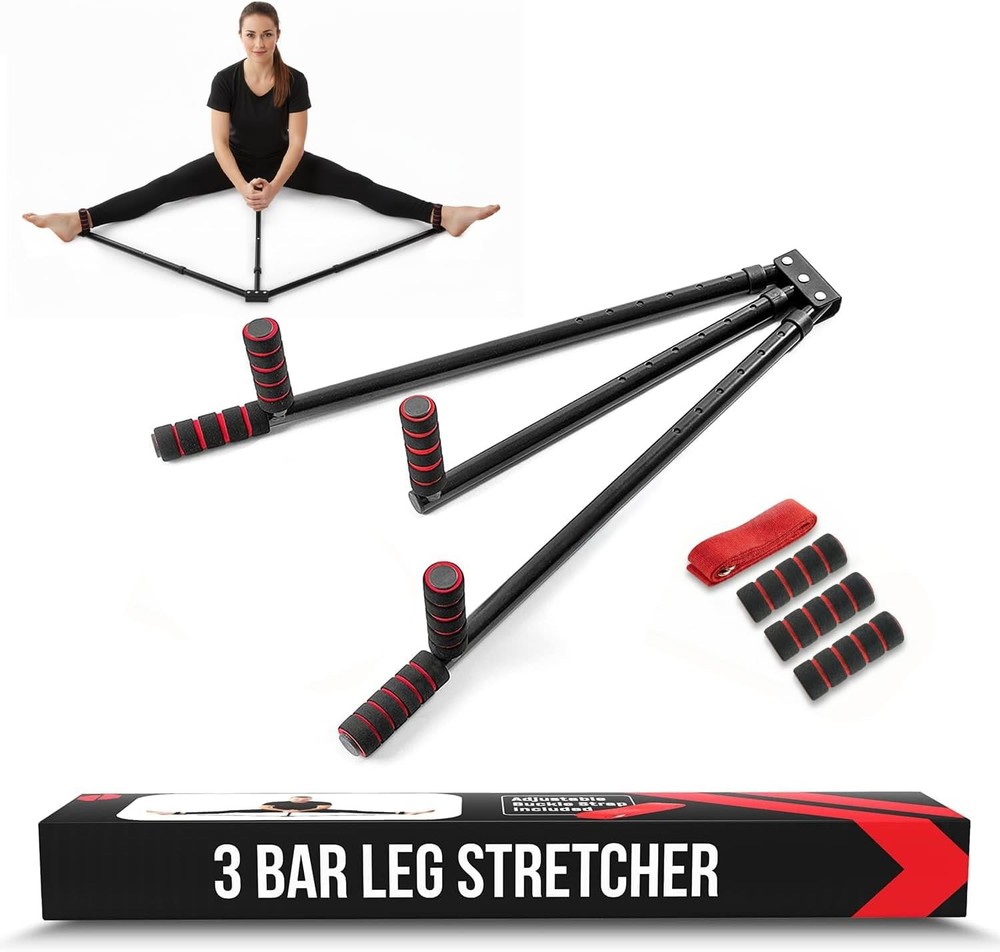 Split Machine for Flexibility with Trainer APP Adjustable 3 Bar Leg Stretcher