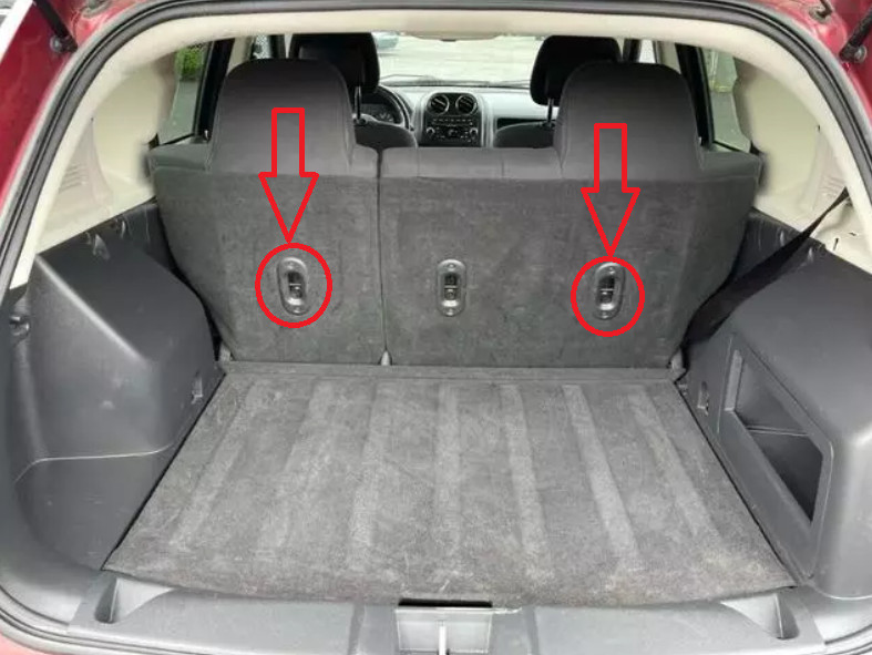 Trunk Rear Seats Envelope Style Organizer Cargo Net for Jeep Compass 2007-2017