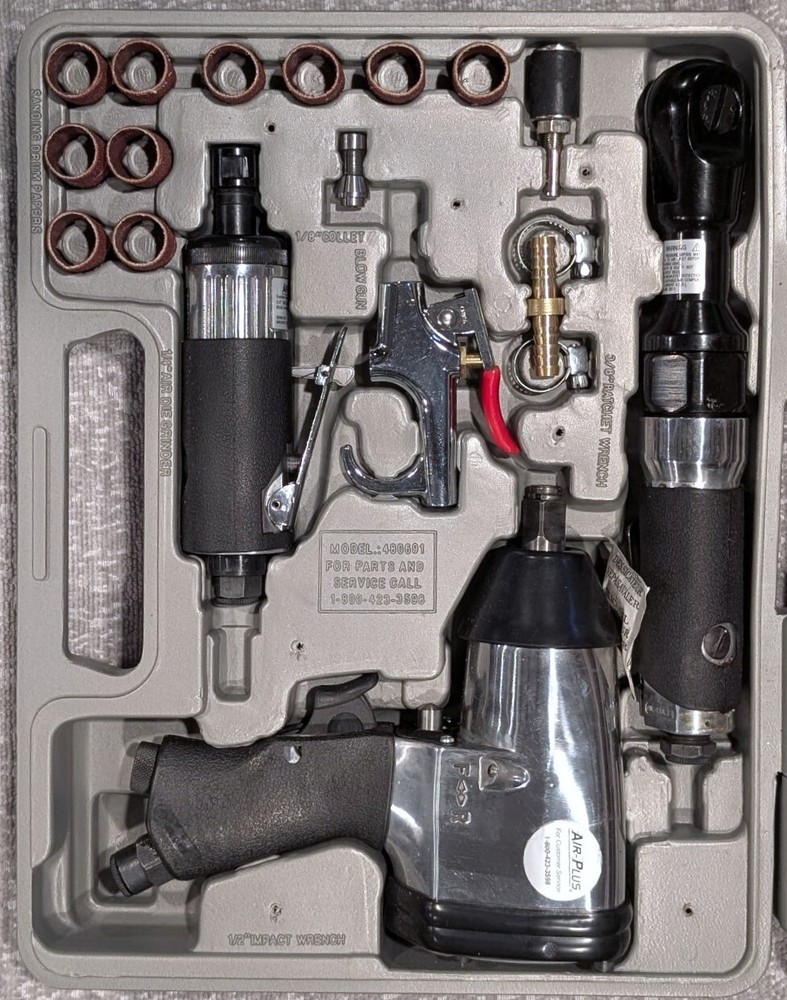 Air-plus pneumatic 68 tool kit