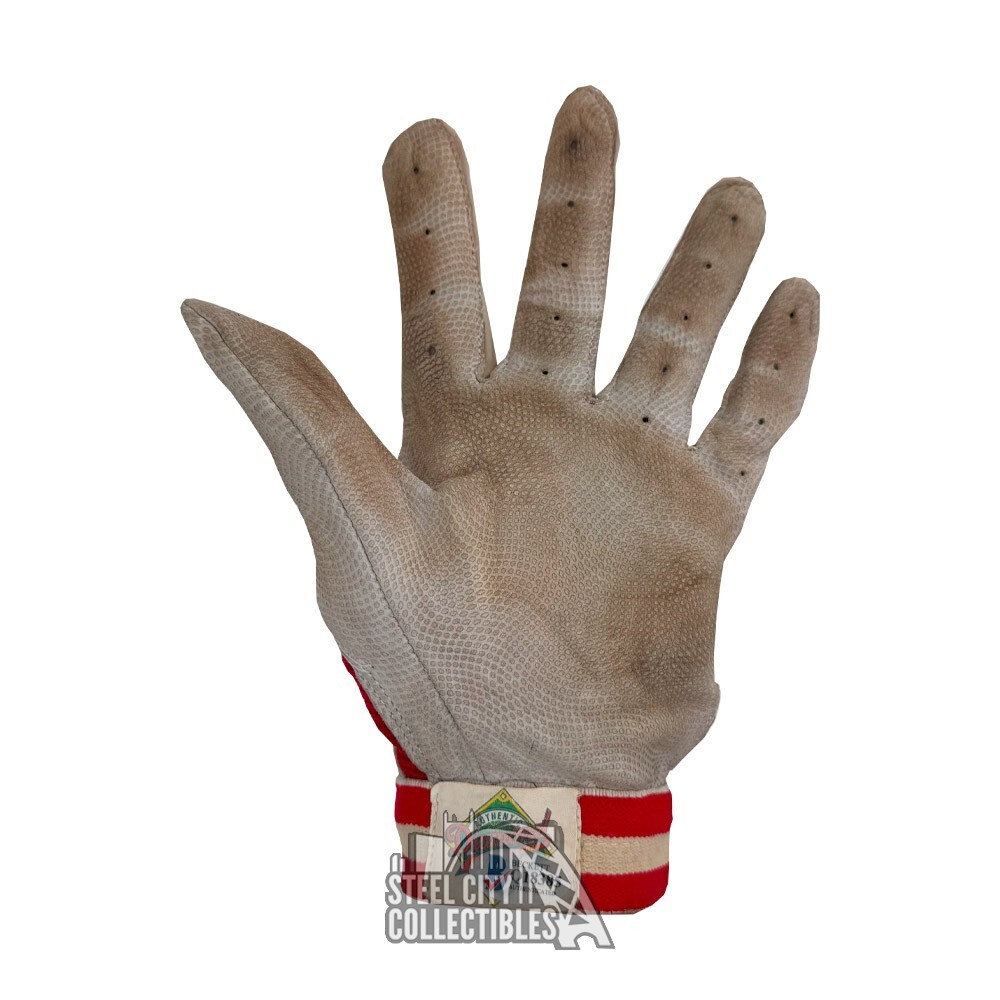 Dave Concepcion Autographed Game Used Franklin Batting Glove - BAS