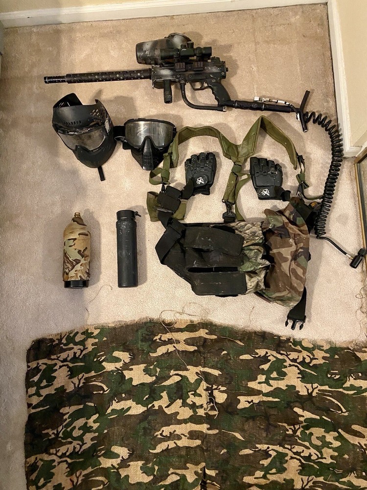 Tippmann A5 Custom Paintball Gun + GEAR