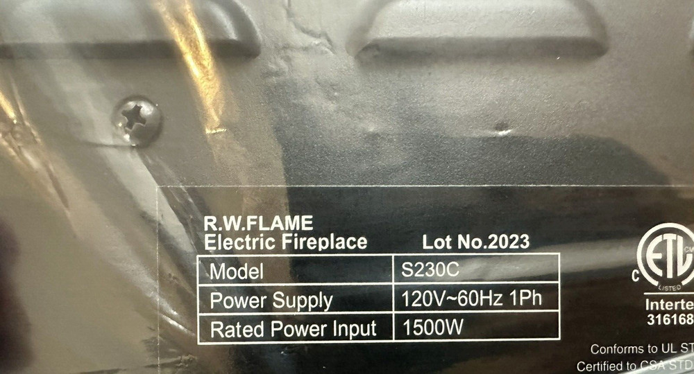 Electric Portable Space Heater Black w/Remote Control New