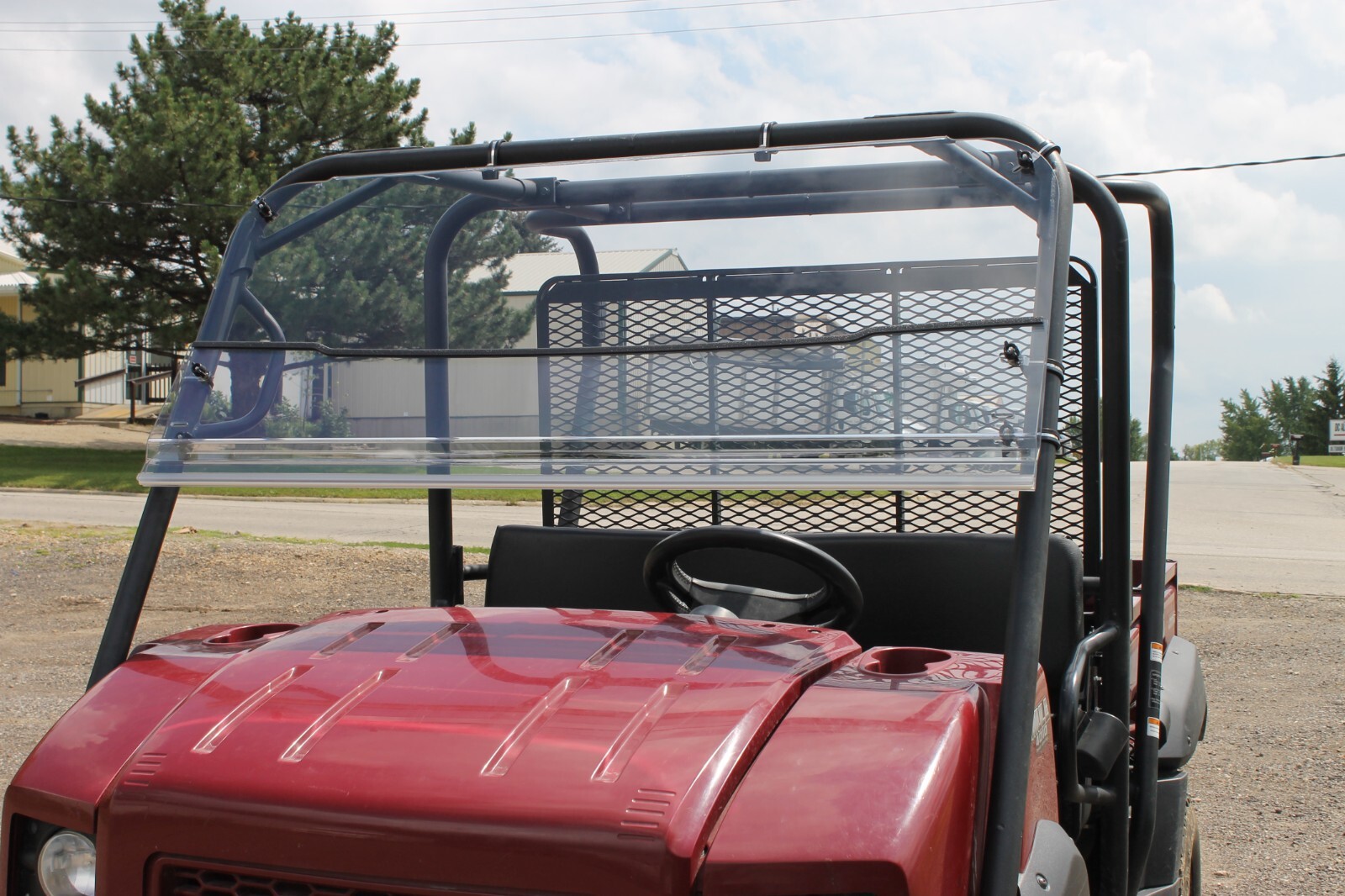 A & M Fold-up Windshield Compatable with Kawasaki Mule 4000 & 4010
