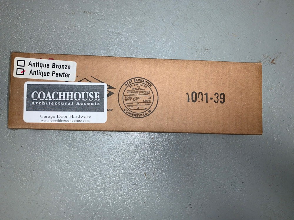 Garage Door Accent Handle - Antique Pewter