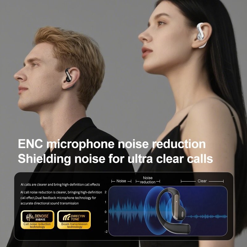 144 Language AI Translator Earbuds – Smart Noise Reduction, Bluetooth Wireless