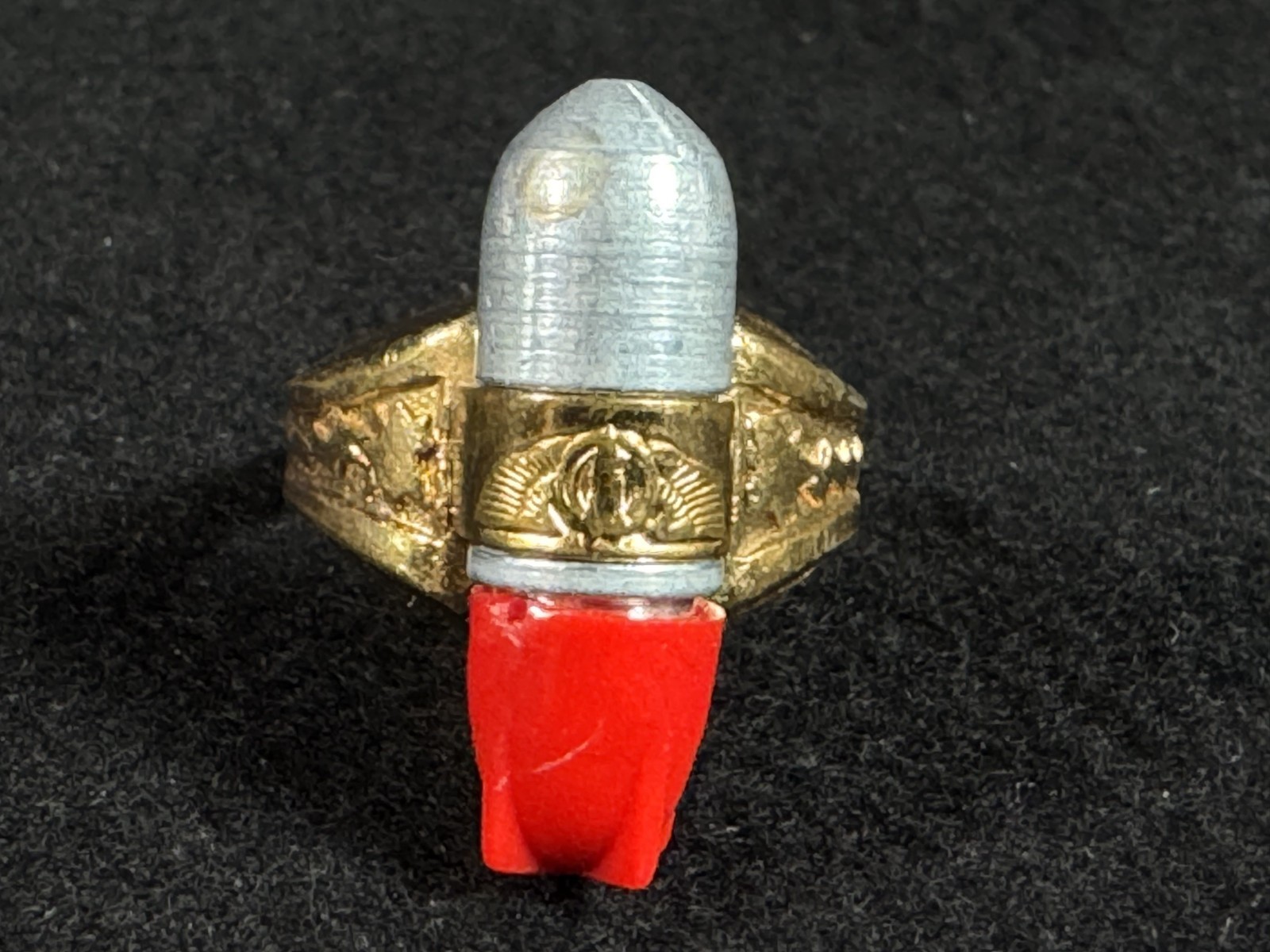 Vintage Lone Ranger Atomic Bomb Ring Classic Kix Cereal Premium Giveaway BEAUTY!