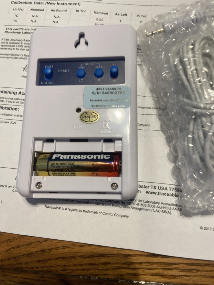 Traceable 4527 Thermometer New Open Box