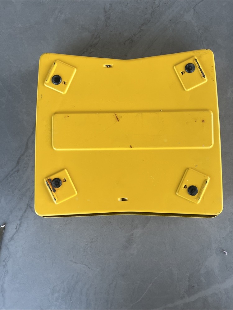 Vintage 1950s Detecto Auto-Zero Bathroom Scale Yellow