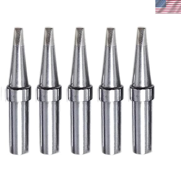 Quality 5pcs Replacement Chisel Soldering Tips for Weller WESD51 & WE1010NA