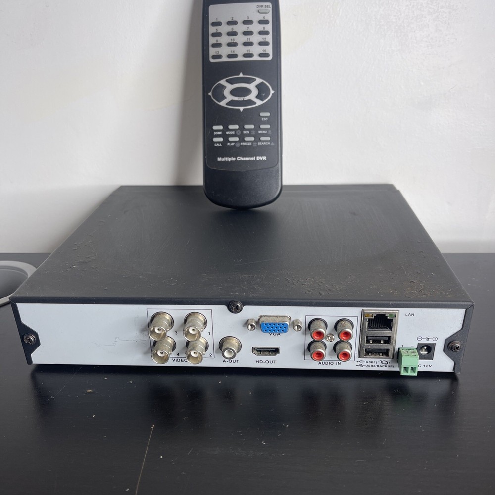 Genuine Speco Technologies DVR-4TH / DVR-8TH -16TH IR Remote & Device UNTESTED