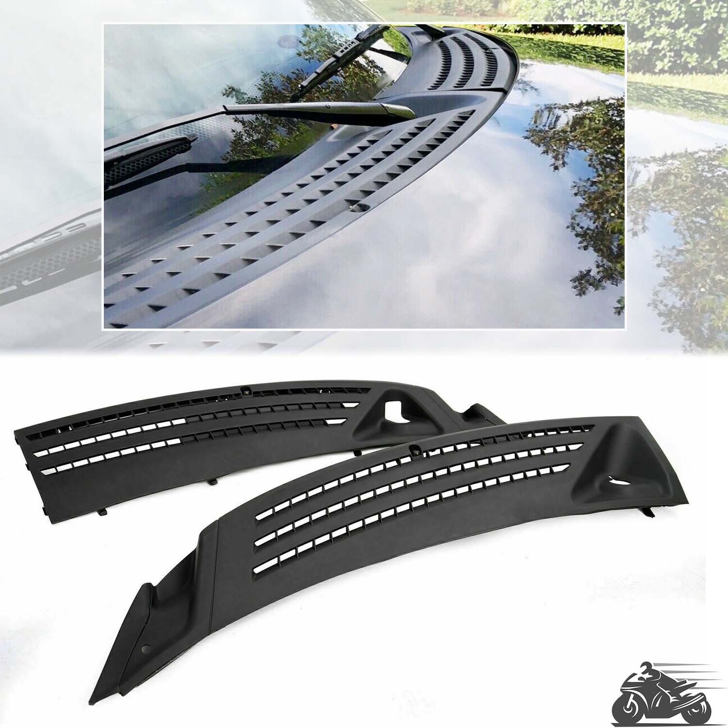 For 04-08 Ford F-150 F150 Improved Windshield Wiper Cowl Panel Cover Right Left