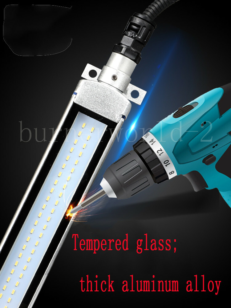 LED Milling CNC Machine Tool Light Working Lamp lathe lamp Workshop AC24~220V