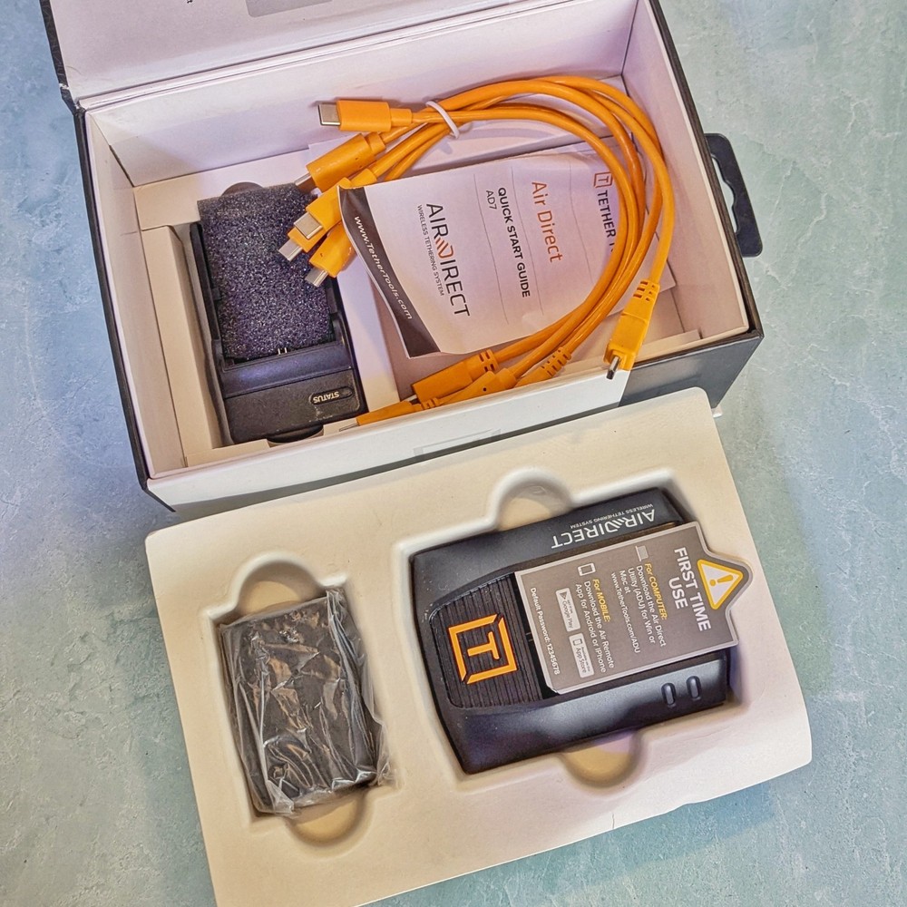 Tether Tools AD7 Air Direct Wireless Camera Tethering System - Complete TESTED