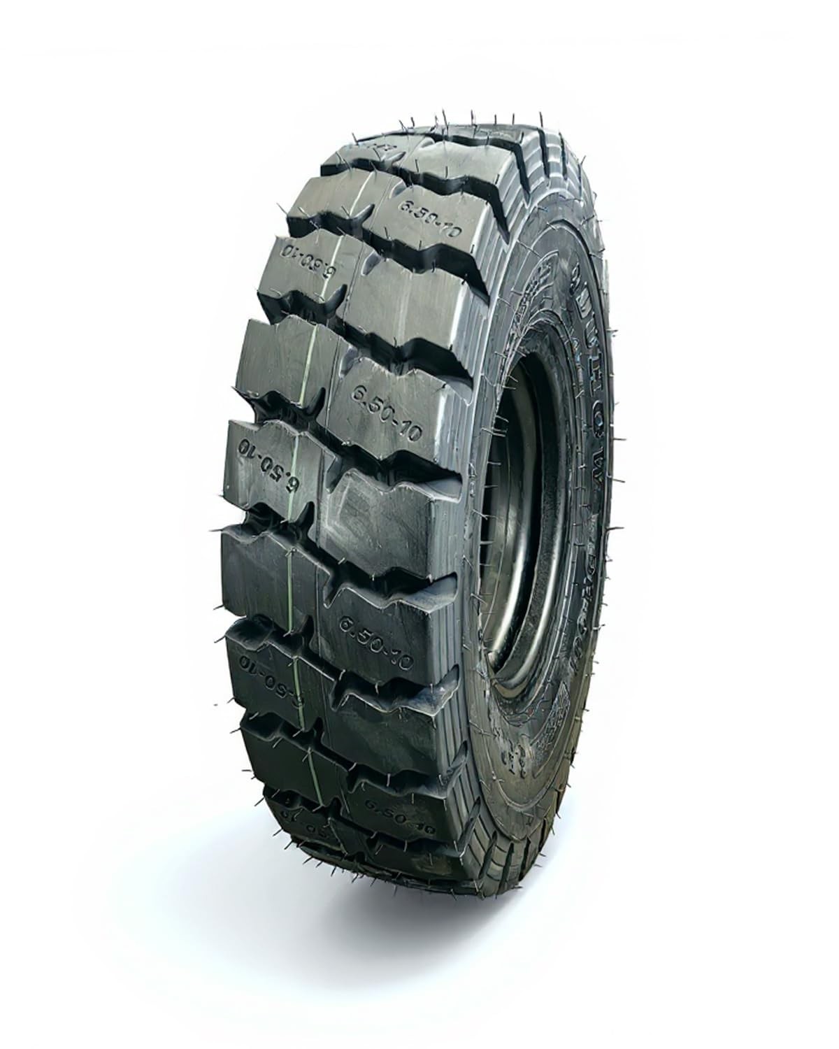 2X 6.50-10 in Heavy Duty Forklift Tire 10 PLY Tire + Inner Tube 6.50x10 Durable
