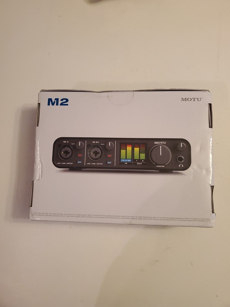 MOTU M2 2x2 USB-C Audio Interface