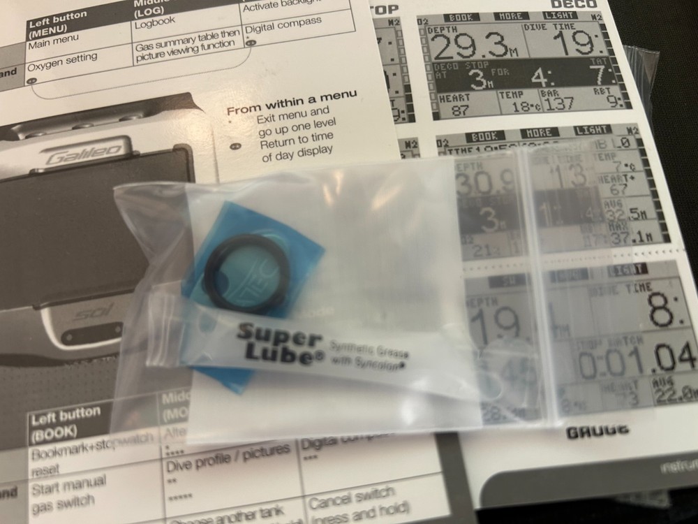 Scubapro Galileo Sol HF Dive Computer - Wrist Computer