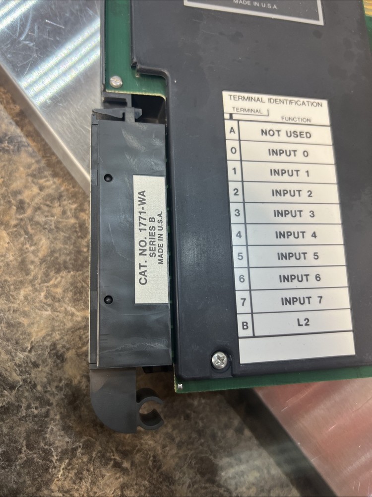 EUC-ALLEN BRADLEY 1771-IA/C 120V AC/DC INPUT MODULE