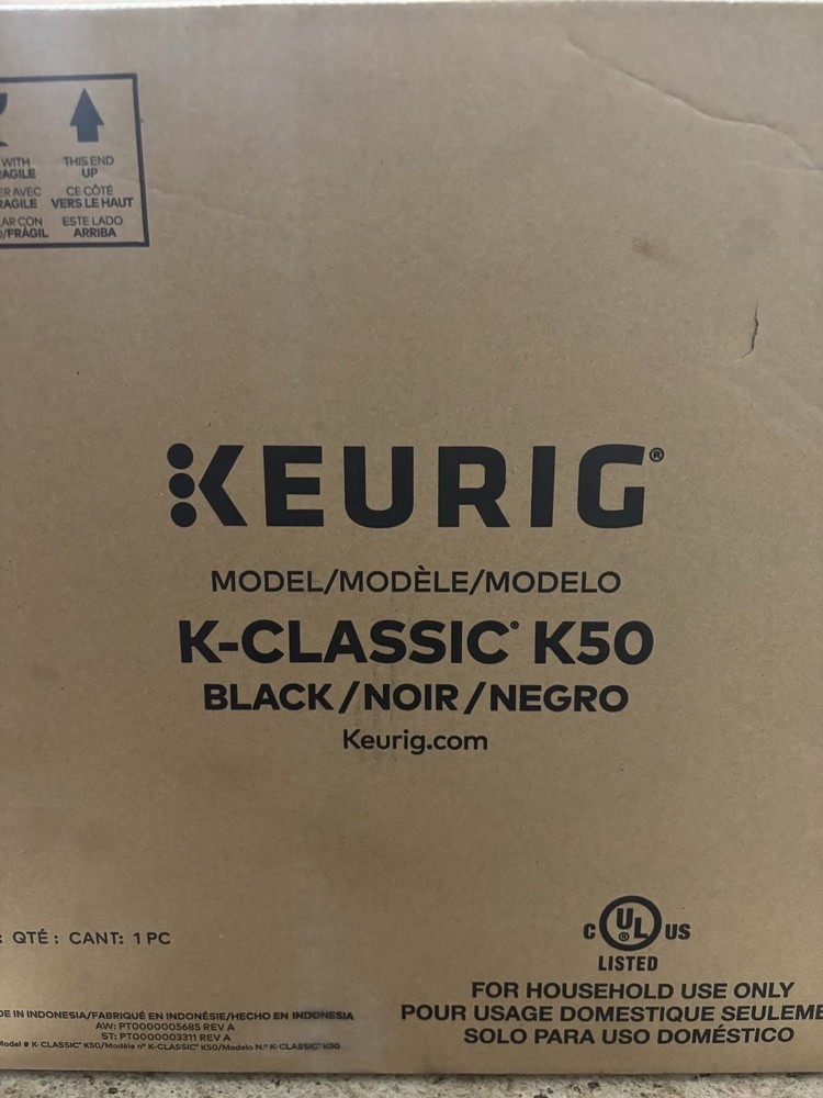 Keurig K-Classic Coffee Maker Programmable Single Serve K-Cup Pod 3 Brew Sizes