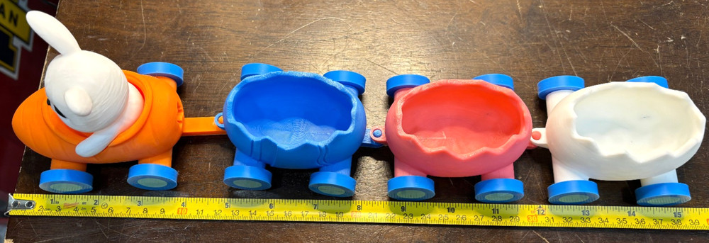 Hop Aboard the Easter Egg Express 3d printed
