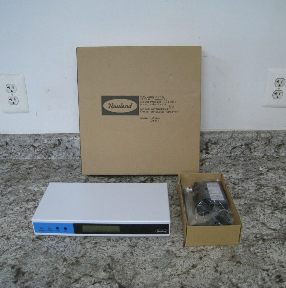 New Rauland-Borg WCXREPEAT Telecenter / Responder Wireless Transmitter Repeater
