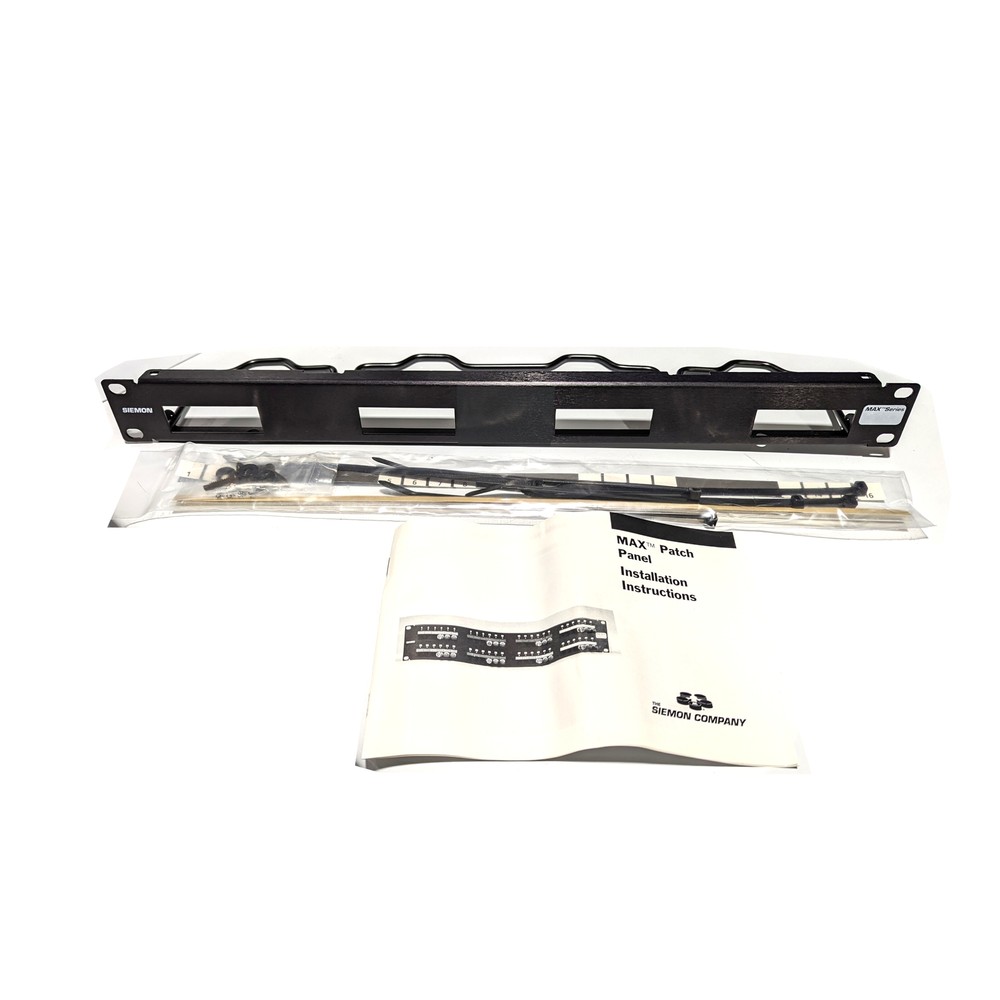Siemon MX-PNL-16 Max Series Patch Panel - 1U 16 Port Panel NEW