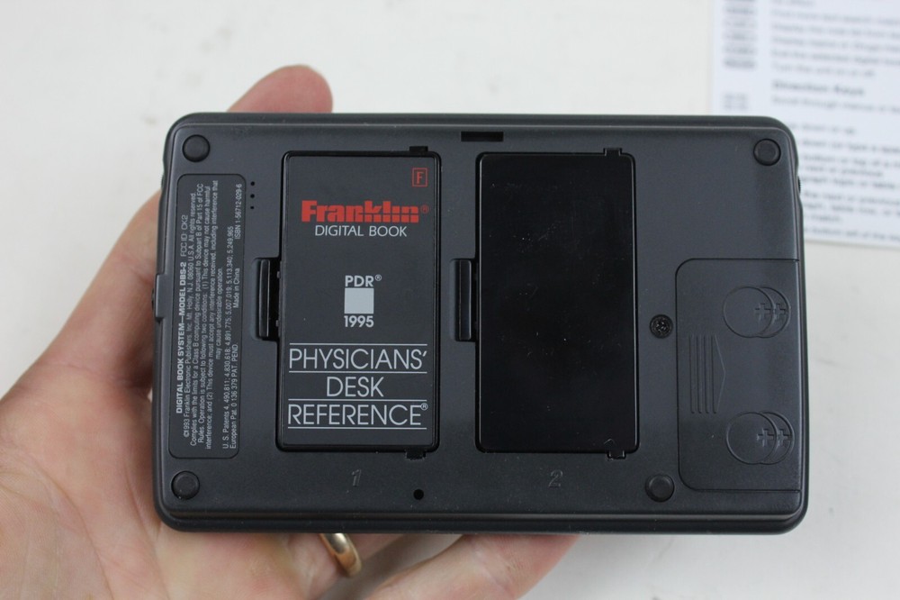 Franklin Digital Book System Model DBS-2 w/ physicians desk reference