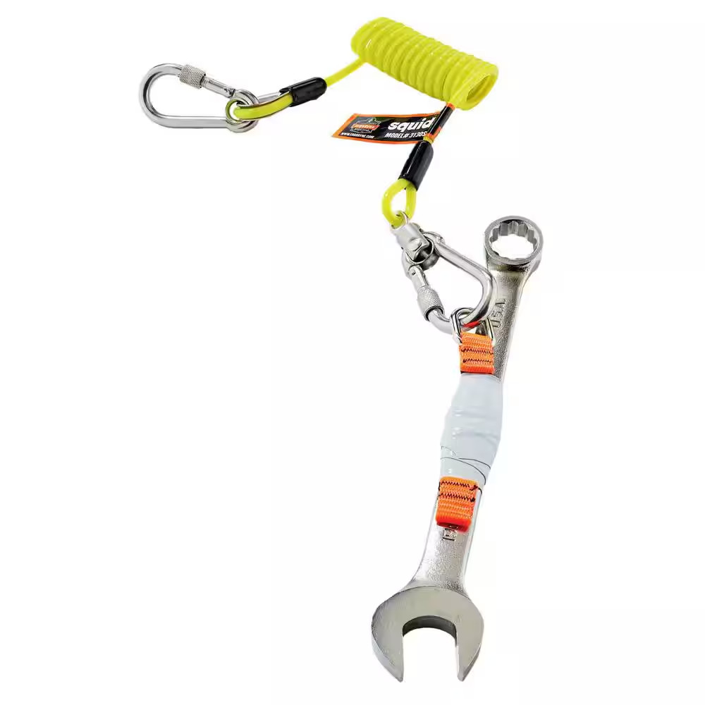 Squids Tool Tethering Kit Hand Tools Lanyard Coil ANSI Rated 6 Tool 2 Pound