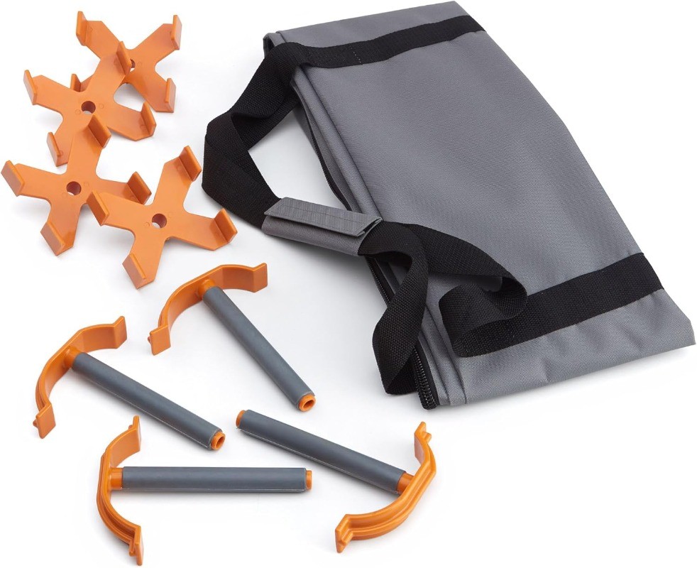 Bora Centipede 30in Folding Work Table Set No Assembly 9-Strut Collapsible Table