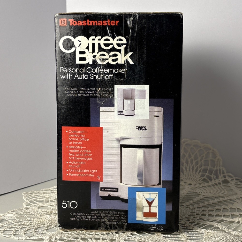Toastmaster Coffee Break 510 Compact Personal Coffee Maker ~ New Sealed