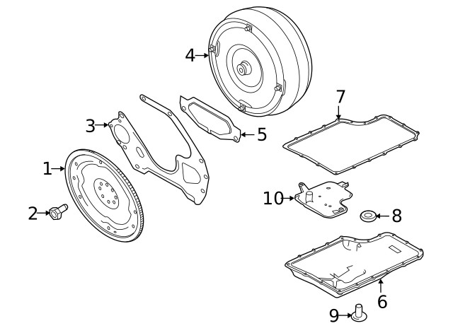 Genuine Ford Gasket BC3Z-7A191-B