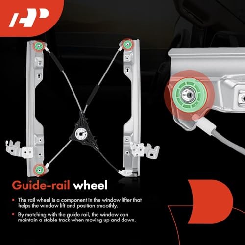 Electric Power Window Regulator Without Motor Compatible Front Passenger (RH)