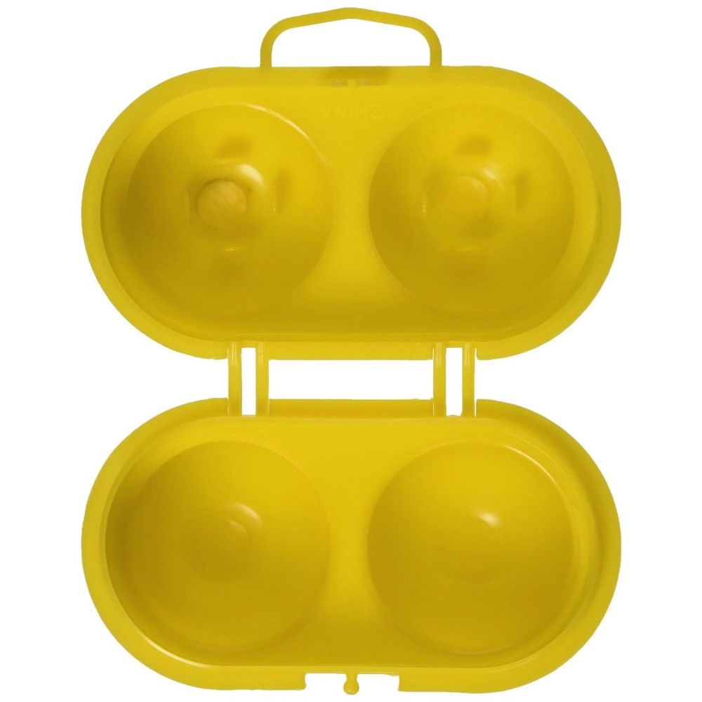 Coghlan's Plastic Egg Holder, Holds 2 Eggs - Yellow (2-Pack)