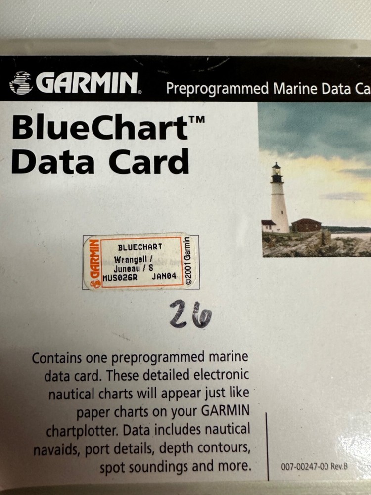 garmin bluechart data card