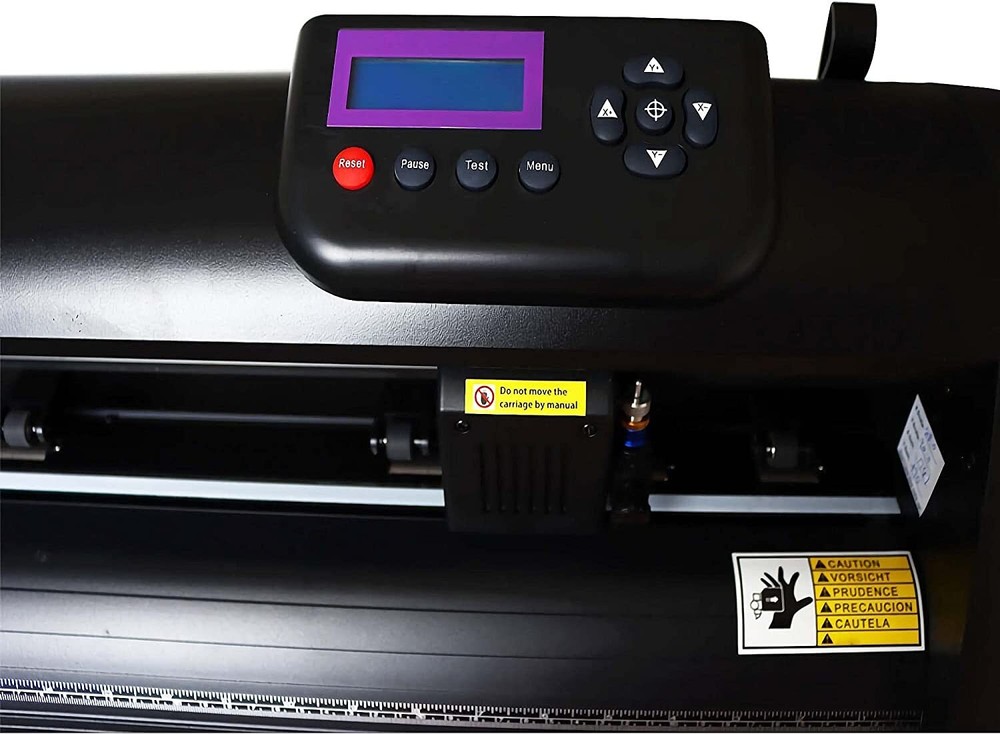 Vinyl Cutter Machine 24in Paper Feed Cutting Plotter with Auto Edge Inspection