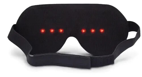 Lucid Dreaming Mask Black - Red Light LED Lucid Dream Inducer Eye Mask
