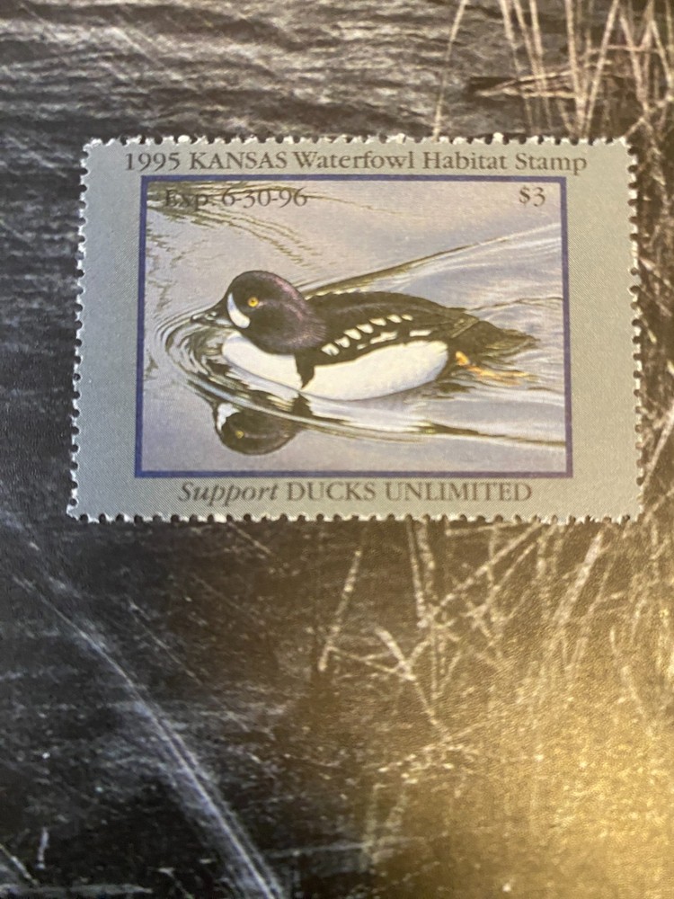 1995 Kansas State Duck Stamp,