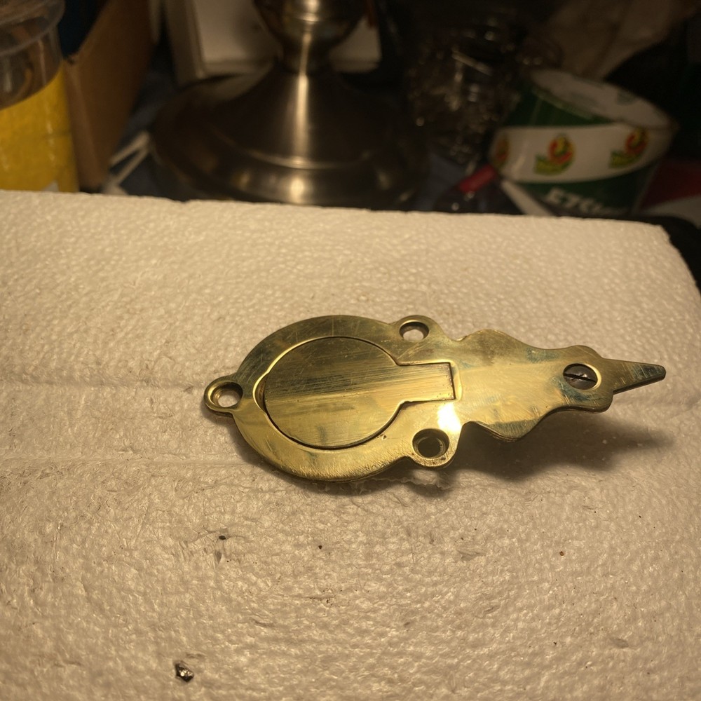 CVA  Brass Patch Box W Screws  Mountain Rifle Percussion Flintlock Muzzleloader