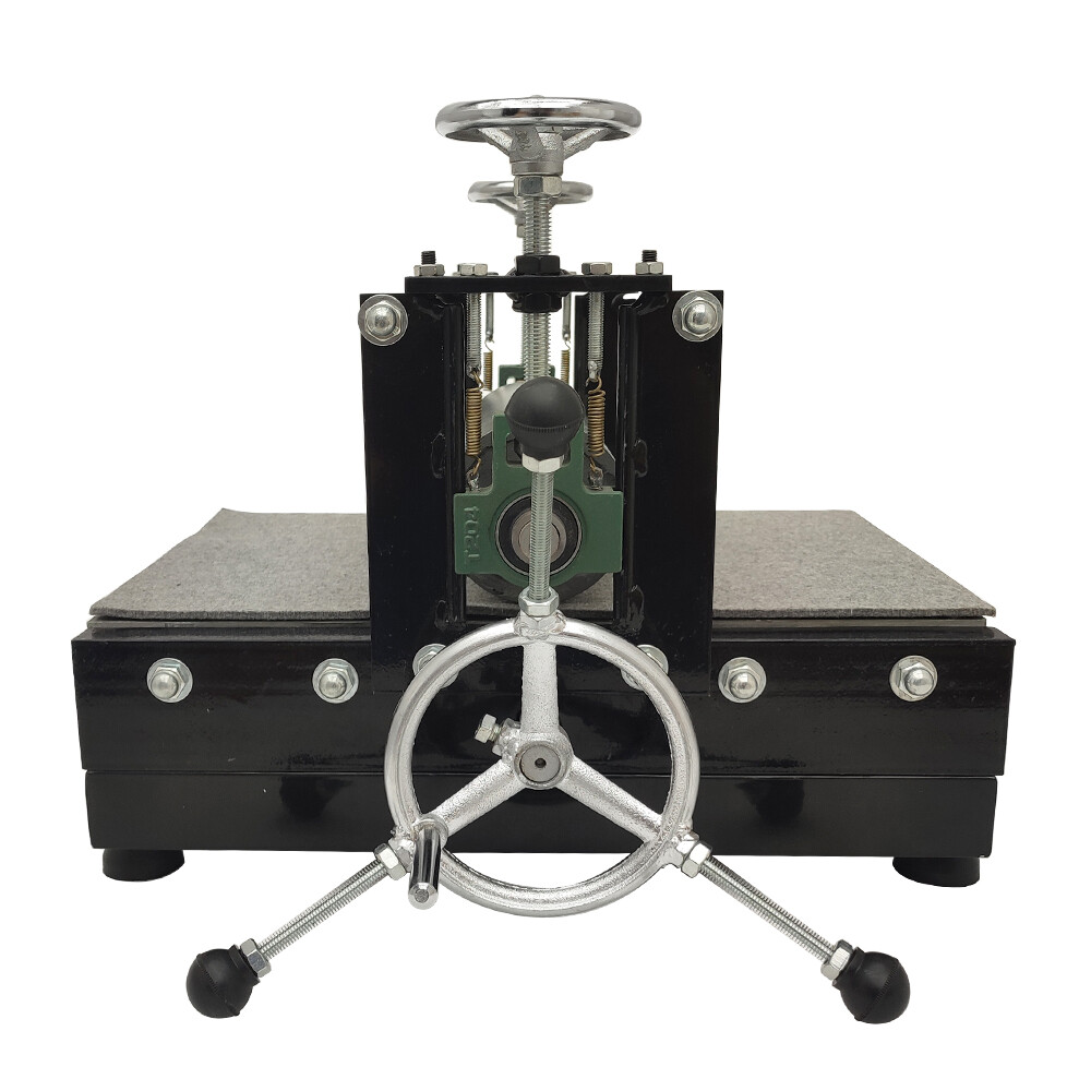 Adjustable Tabletop Slab Roller Engraving Press PrintMaking Machine w/ Handwheel